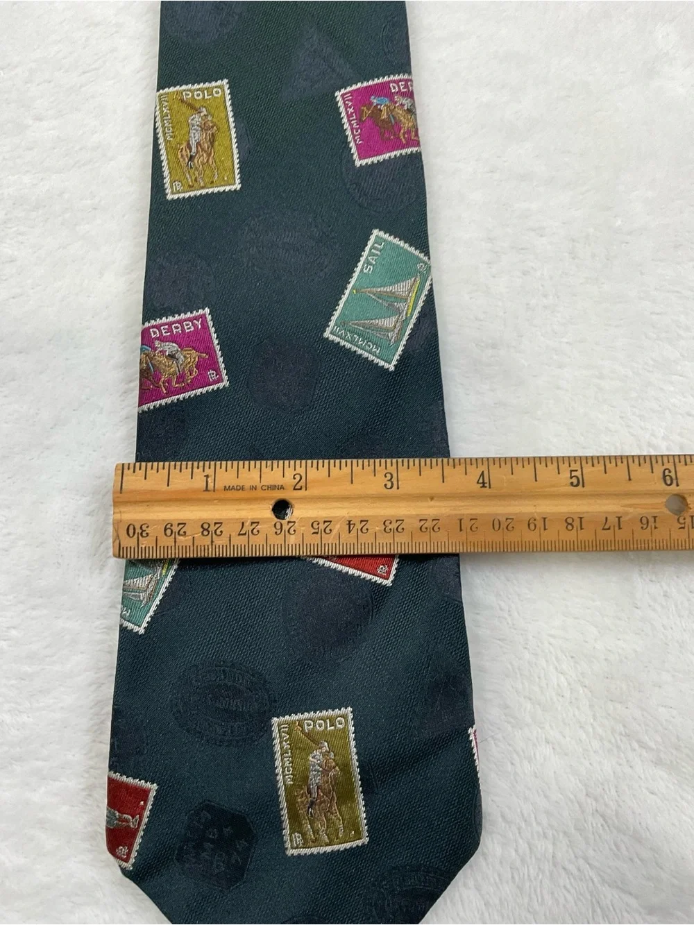 Polo Ralph Lauren Silk Postage Stamp Tie
